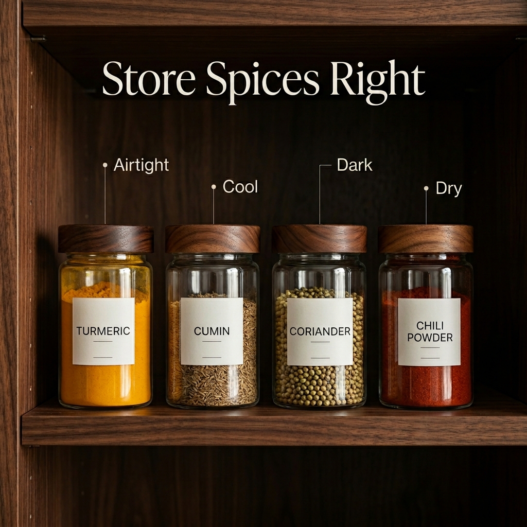 How to store spices